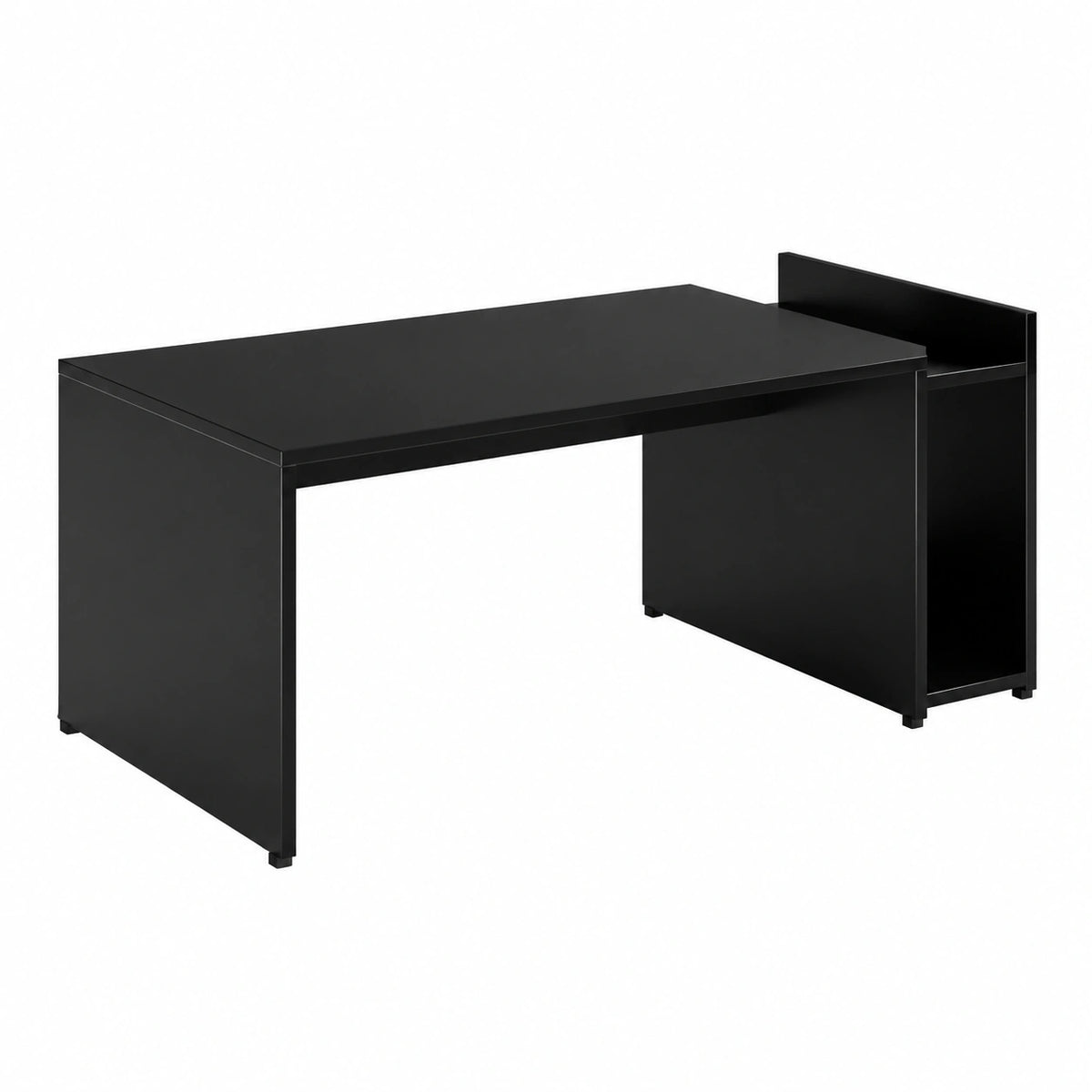 Tavolino moderno nero 90x45x35 cm per soggiorno e ufficio